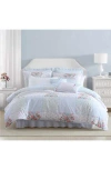 Laura Ashley Hope Patchwork 7-piece Cotton Comforter Set In Blue