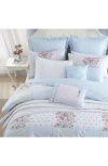 Laura Ashley Hope Patchwork 7-piece Cotton Comforter Set In Pink/green/blue