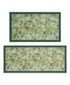 Laura Ashley Imagine Printed Chenille 2-pc. Runner Rug Set