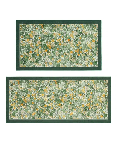 Laura Ashley Imagine Printed Chenille 2-pc. Runner Rug Set