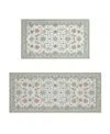 Laura Ashley Imagine Printed Chenille 2-pc. Runner Rug Set