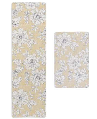 Laura Ashley Iris Ant-fatigue 2-pc. Wellness Mats