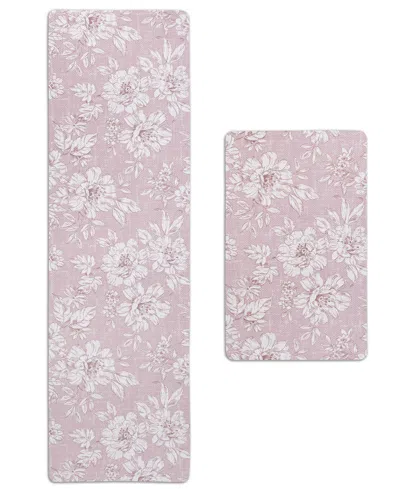 LAURA ASHLEY IRIS ANT-FATIGUE 2-PC. WELLNESS MATS