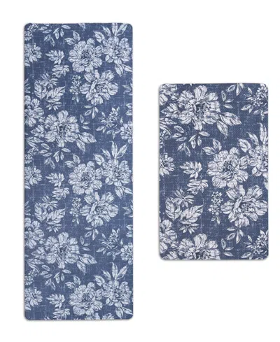 Laura Ashley Iris Anti-fatigue 2-pc. Wellness Mats