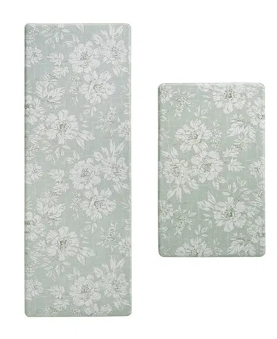 Laura Ashley Iris Anti-fatigue 2-pc. Wellness Mats