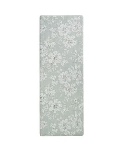 Laura Ashley Iris Wellness Mats, 17.5" X 32" In Green