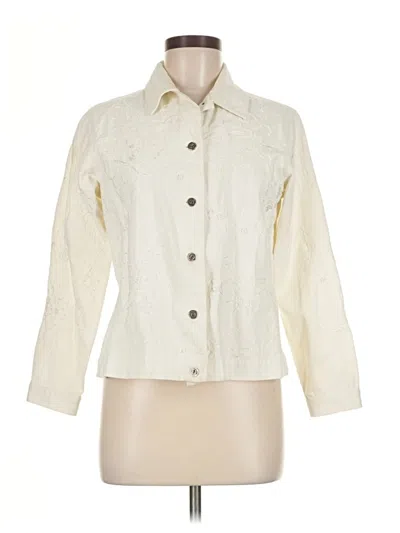 Pre-owned Laura Ashley Jacket In White