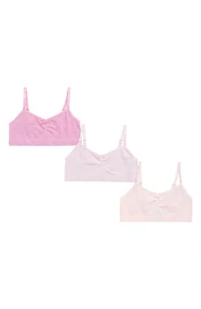 Laura Ashley Kids' Assorted 3-pack Bralettes In Multi