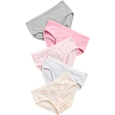 Laura Ashley Kids' Assorted 5-pack Bikini Briefs In Multi