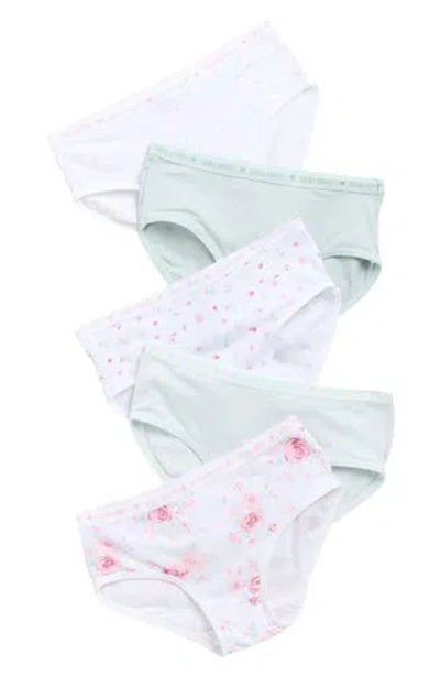 Laura Ashley Kids' Assorted 5-pack Bikini Briefs In Multi