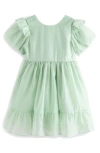 LAURA ASHLEY LAURA ASHLEY KIDS' BOW BACK PARTY DRESS