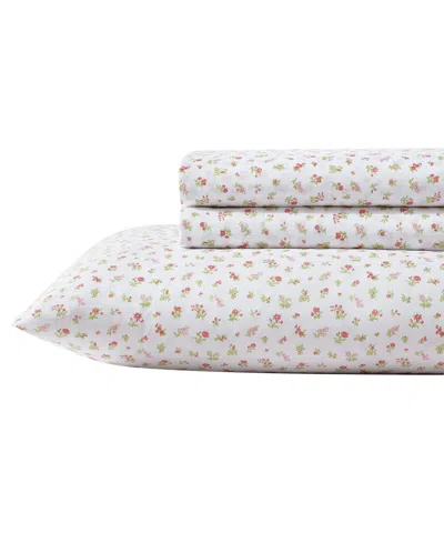 LAURA ASHLEY KIDS MICROFIBER 4 PIECE SHEET SET, FULL