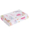 Laura Ashley Kids Plush Ultra Soft Plush Fleece-reversible Throw Blanket