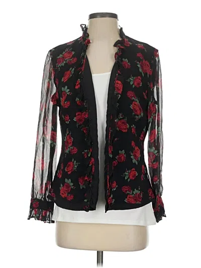 Pre-owned Laura Ashley Kimono In Black