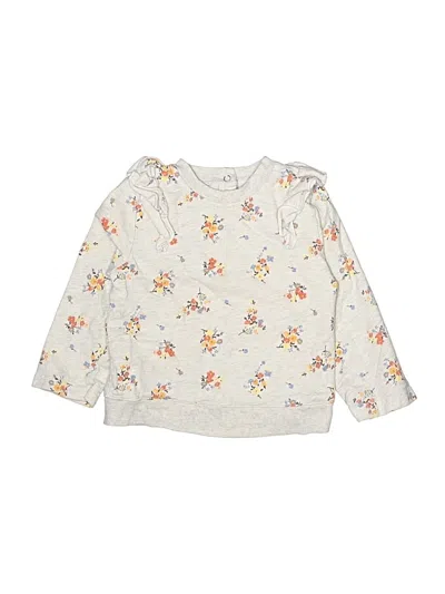 Pre-owned Laura Ashley Kids' Long Sleeve Blouse In Gray