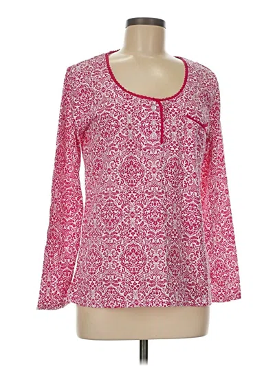 Laura Ashley Long Sleeve Blouse In Pink