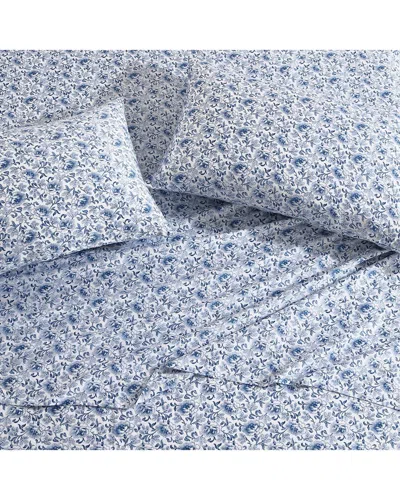 LAURA ASHLEY LAURA ASHLEY LORELEI 2PC INDIGO SHAM