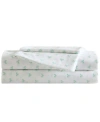 Laura Ashley Lovely Bows Microfiber 4 Piece Sheet Sets In Multi