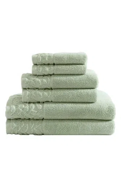 LAURA ASHLEY LAURA ASHLEY MARILYN 6-PIECE TOWEL SET