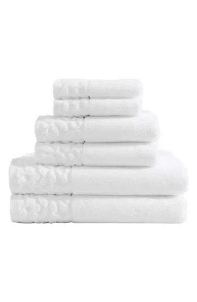 Laura Ashley Marilyn 6-piece Towel Set In White