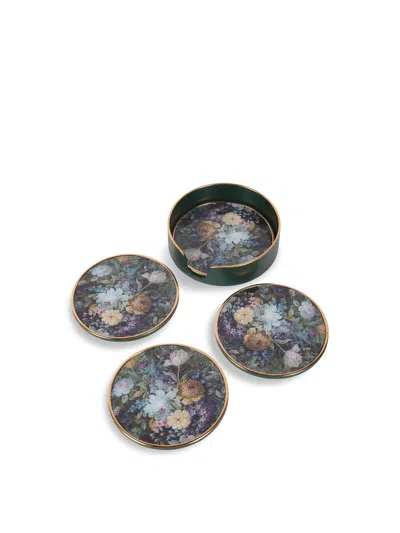 Laura Ashley Mathilde Print (set Of 4) Coasters, Size 10x3x10xm In Multi