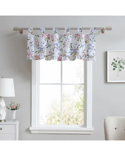 Laura Ashley Meadow Breeze Cotton Window Valance In Purple
