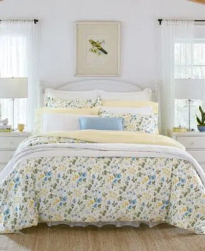 Laura Ashley Meadow Floral Duvet Cover Sets In Sunblue