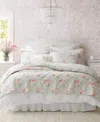 Laura Ashley Melany Cotton Reversible 2-pc. Quilt Set, Twin