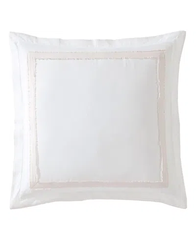 Laura Ashley Mila Solid Linen Sham, European In Neutral