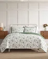 Laura Ashley Miranda Cotton 2-pc. Quilt Set, Twin In Green
