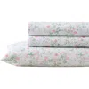 Laura Ashley Posey Dance Ultra Soft Sheet Set In Pastel Pink