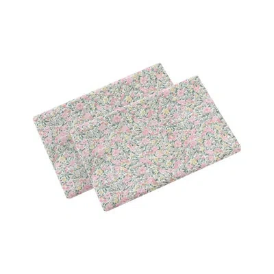 Laura Ashley Printed Cotton Percale Pillowcase Set In Loveston Pink