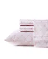 Laura Ashley Printed Satin 4-pc. Sheet Set, King In Multi
