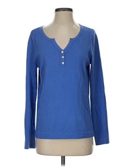 Pre-owned Laura Ashley Pullover Sweater In Blue