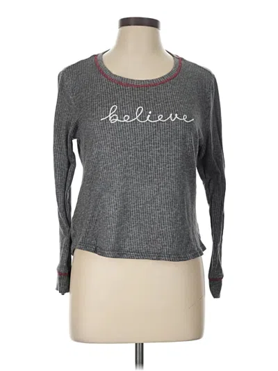 Pre-owned Laura Ashley Pullover Sweater In Gray