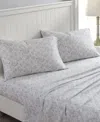 Shop Laura Ashley Quartet Cotton Sateen 4 Piece Sheet Set, Queen