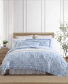 Laura Ashley Quartet Dot Quilt Sets In Cashmere Blue