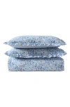 Laura Ashley Quartet Quilt & Sham 3-piece Set In Blue