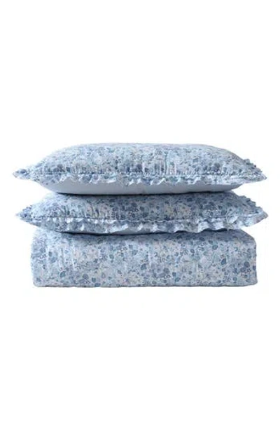 Laura Ashley Quartet Quilt & Sham 3-piece Set In Blue