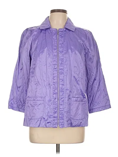Pre-owned Laura Ashley Raincoat In Purple