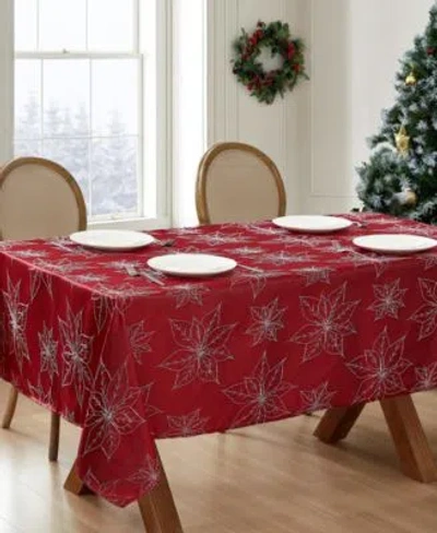 Laura Ashley Raised Woven Poinsettia Collection