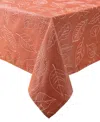 Laura Ashley Harvest Raised Woven Tablecloth, 60" X 120" In Maple Spice
