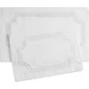 Laura Ashley Reversible Cotton Bath Rug In White
