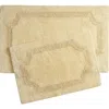 Laura Ashley Reversible Cotton Bath Rug In Yellow