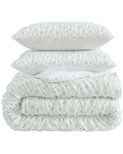 Laura Ashley Rosebuddies Comforter Set In White