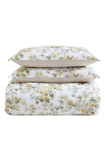 Laura Ashley Roses 7-piece Cotton Comforter Set In Multi