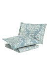 Laura Ashley Rowland Twin Quilt & Sham Set In Breeze Blue