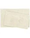 Laura Ashley Ruffle Cotton 2pc Bath Rug Set