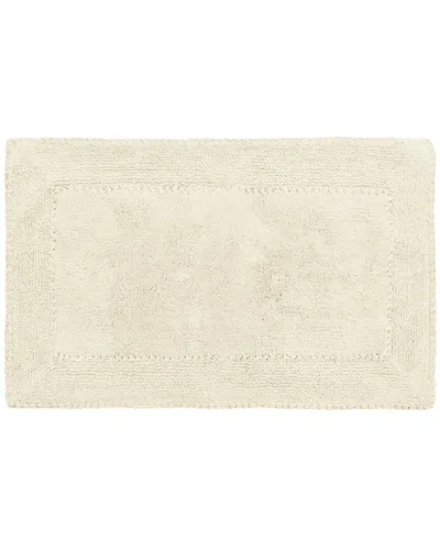 Laura Ashley Ruffle Cotton Bath Rug In Pink