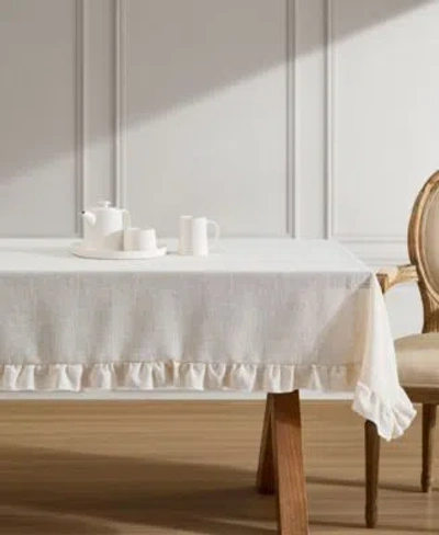 Laura Ashley Seville Ruffle Table Linen Collection In White